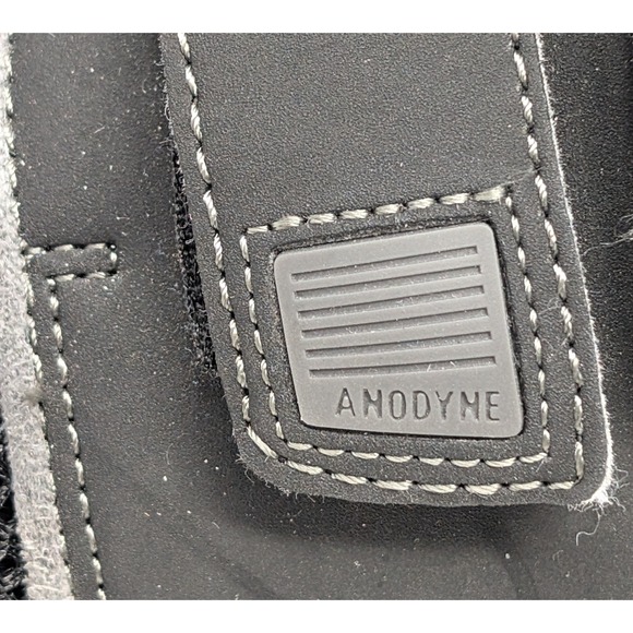 Anodyne No 74 Mens 11XW Sport Walker Black Grey Hook Loop Sneakers M074-13-X-110 - Picture 7 of 9